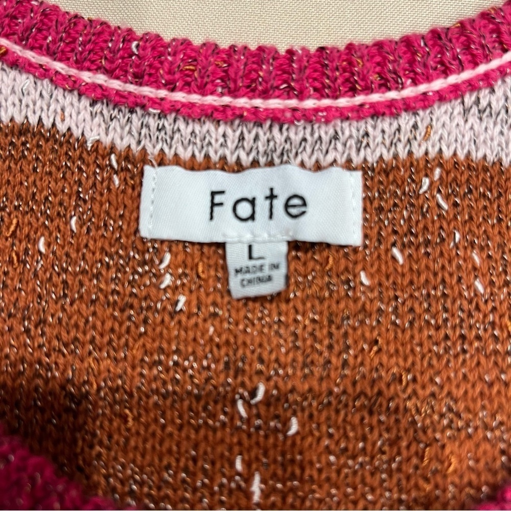 Fate Color Block/Patchwork‎ Knit Tank Size Large - Picture 13 of 14